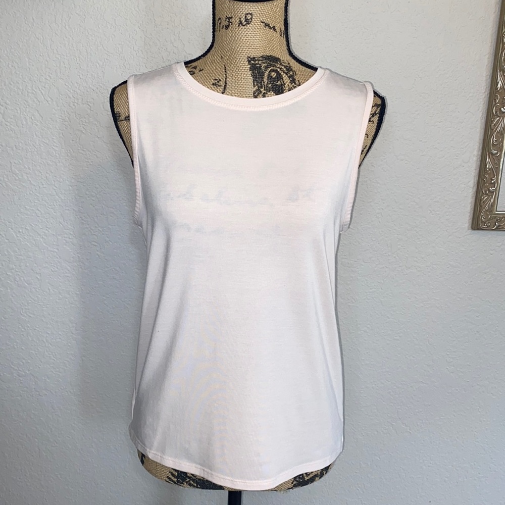 Athleta Workout Open Back Tank Top Size Small - Picture 3 of 10
